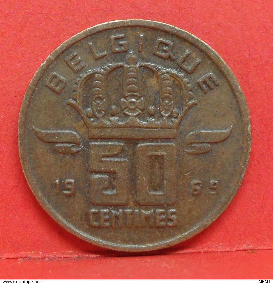 50 Centimes 1969 - TTB - Pièce Monnaie Belgique - Article N°1714 - 50 Cent