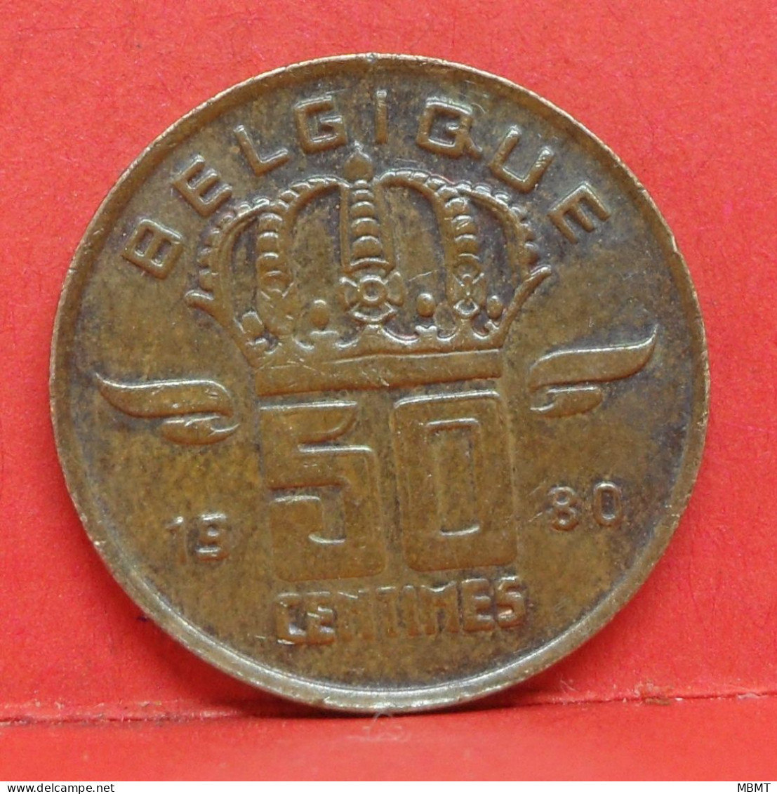 50 Centimes 1980 - SUP - Pièce Monnaie Belgique - Article N°1725 - 50 Cents