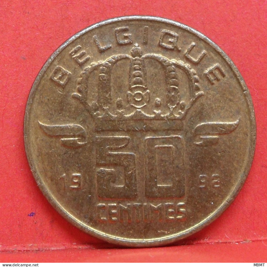 50 Centimes 1992 - TTB - Pièce Monnaie Belgique - Article N°1732 - 50 Cents