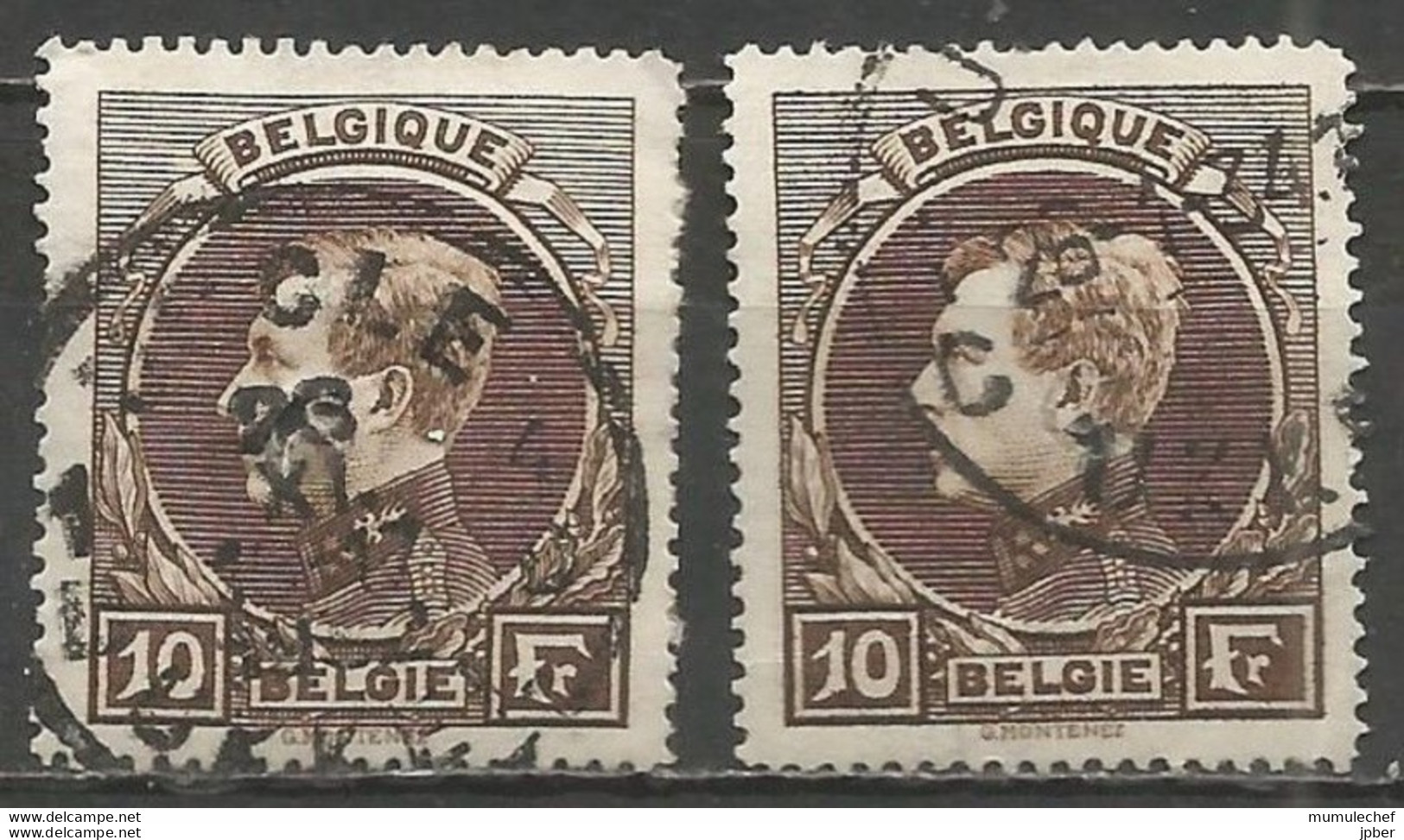 Belgique - Grand Montenez - N°289 Obl. UCCLE ( 2ex.) - 1929-1941 Grand Montenez