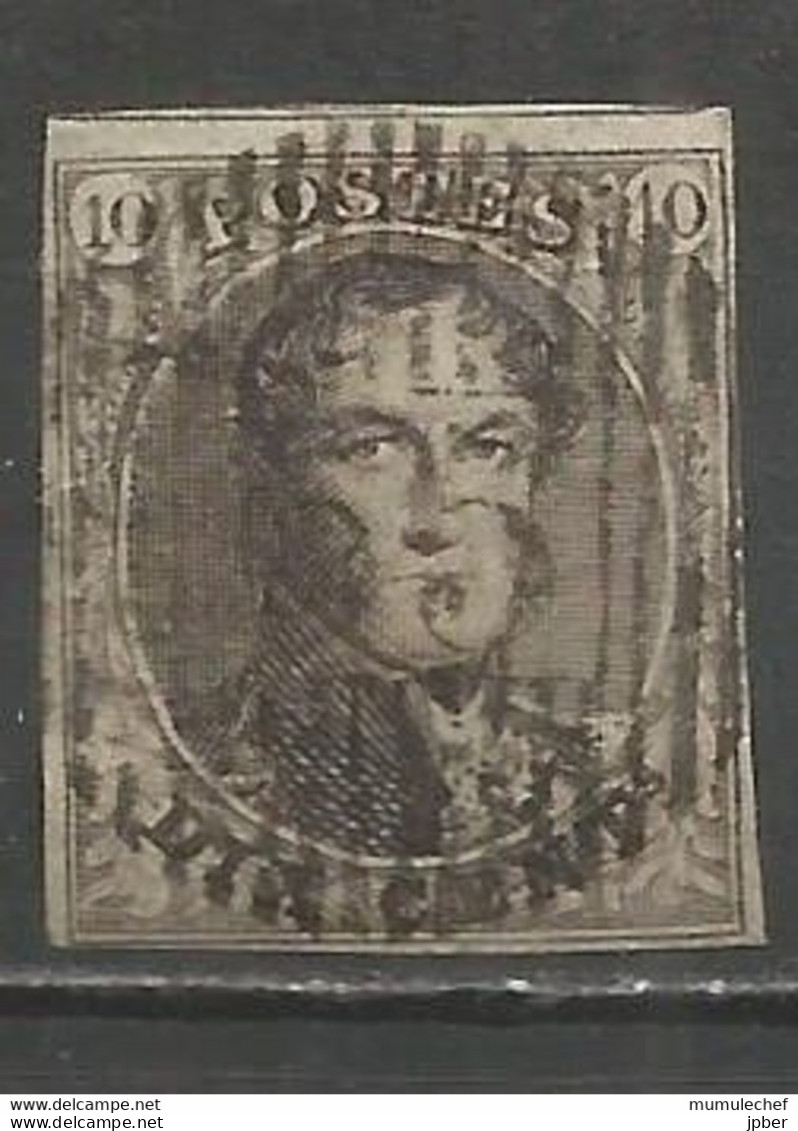 Belgique - Léopold Ier "Médaillon" - N°3 Papier Mince - Obl. D55 WAERSCHOOT - 1849-1850 Médaillons (3/5)