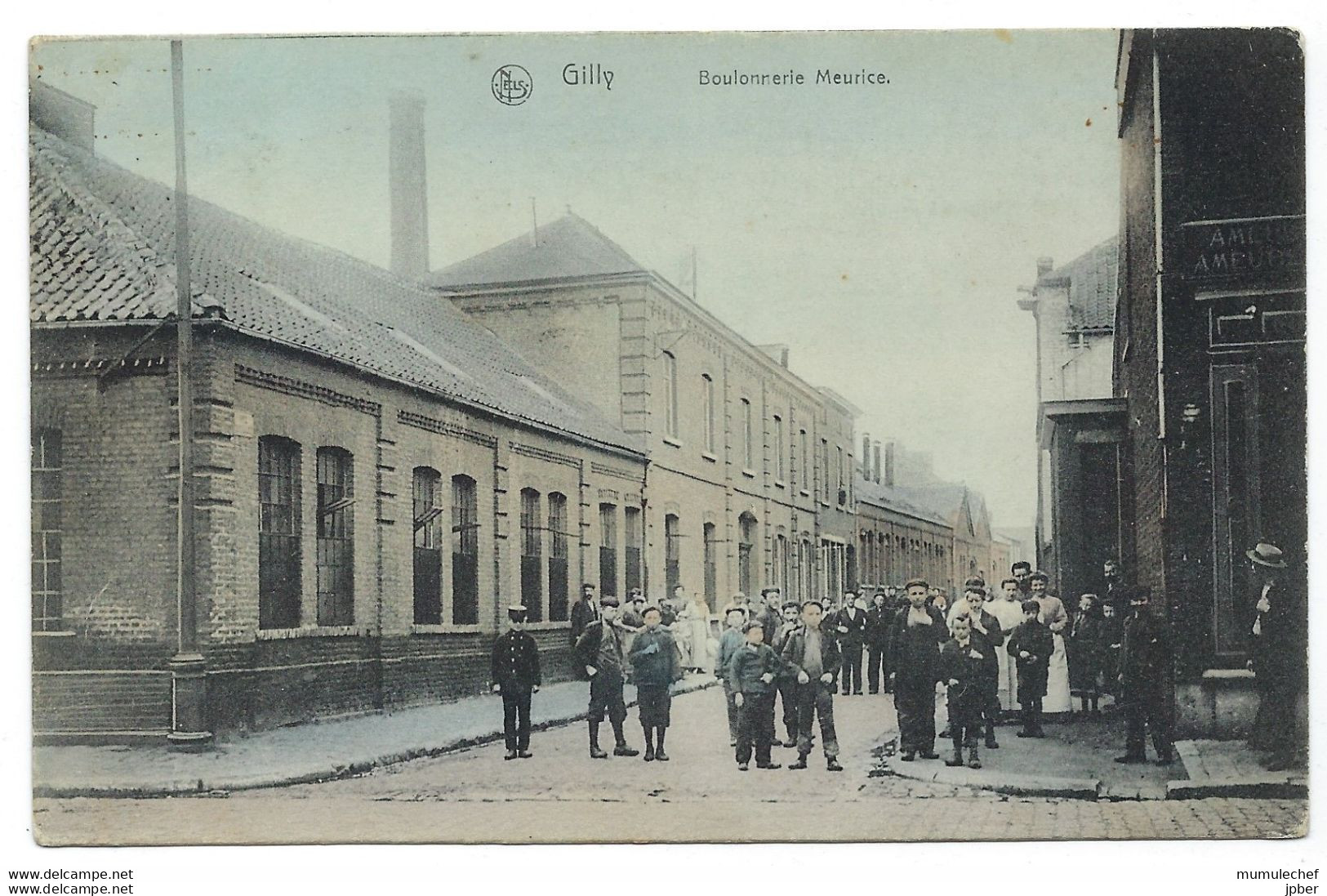 Belgique - GILLY - 1 CP - Usine Boulonnerie Meurice - Charleroi