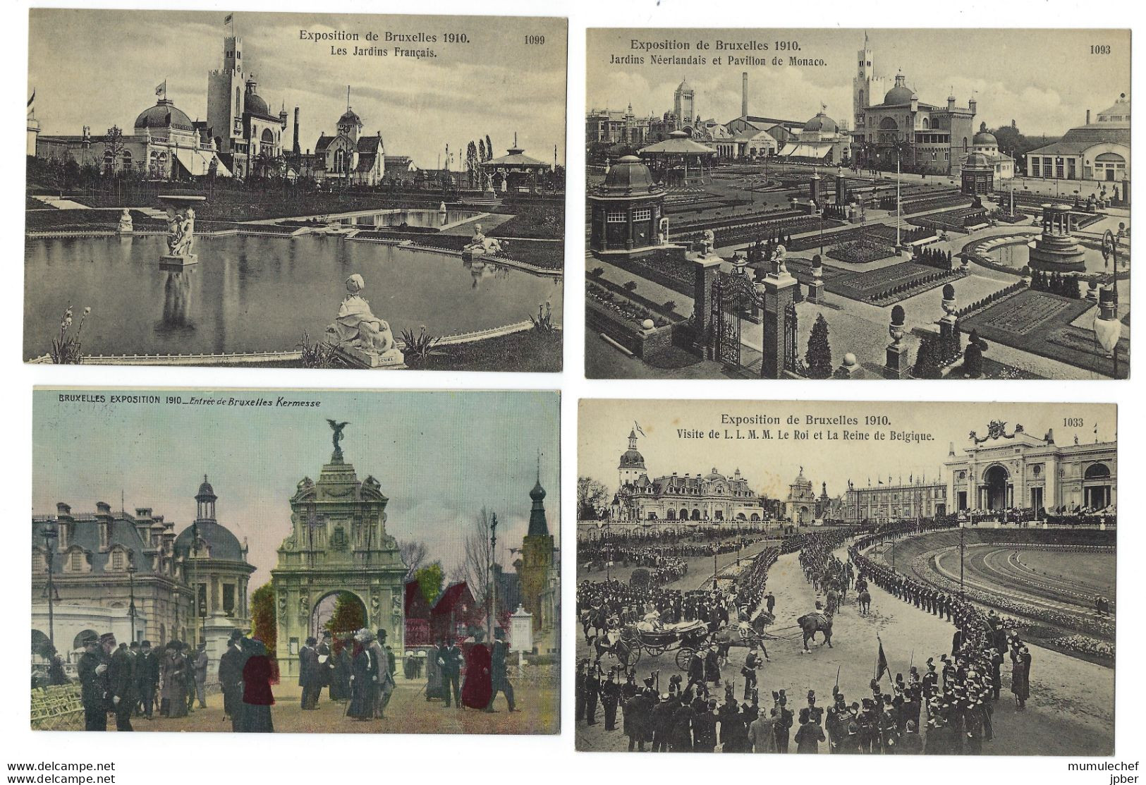 Belgique - BRUXELLES - 14CP - Exposition 1910 - Universal Exhibitions