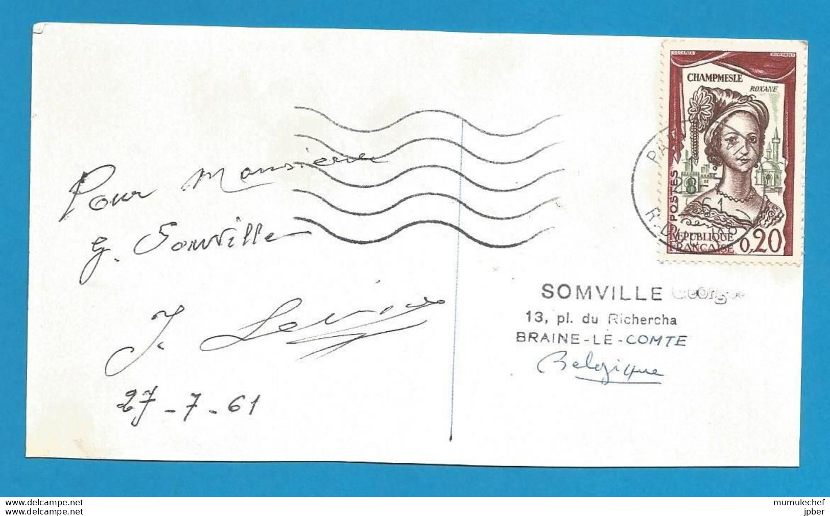 Signature / Dédicace / Autographe Original De Jean LENOIR - Compositeur - Sonstige & Ohne Zuordnung