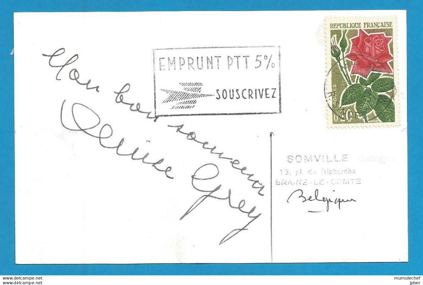 Signature / Dédicace / Autographe Original De Denise GREY - Actrice - Other & Unclassified