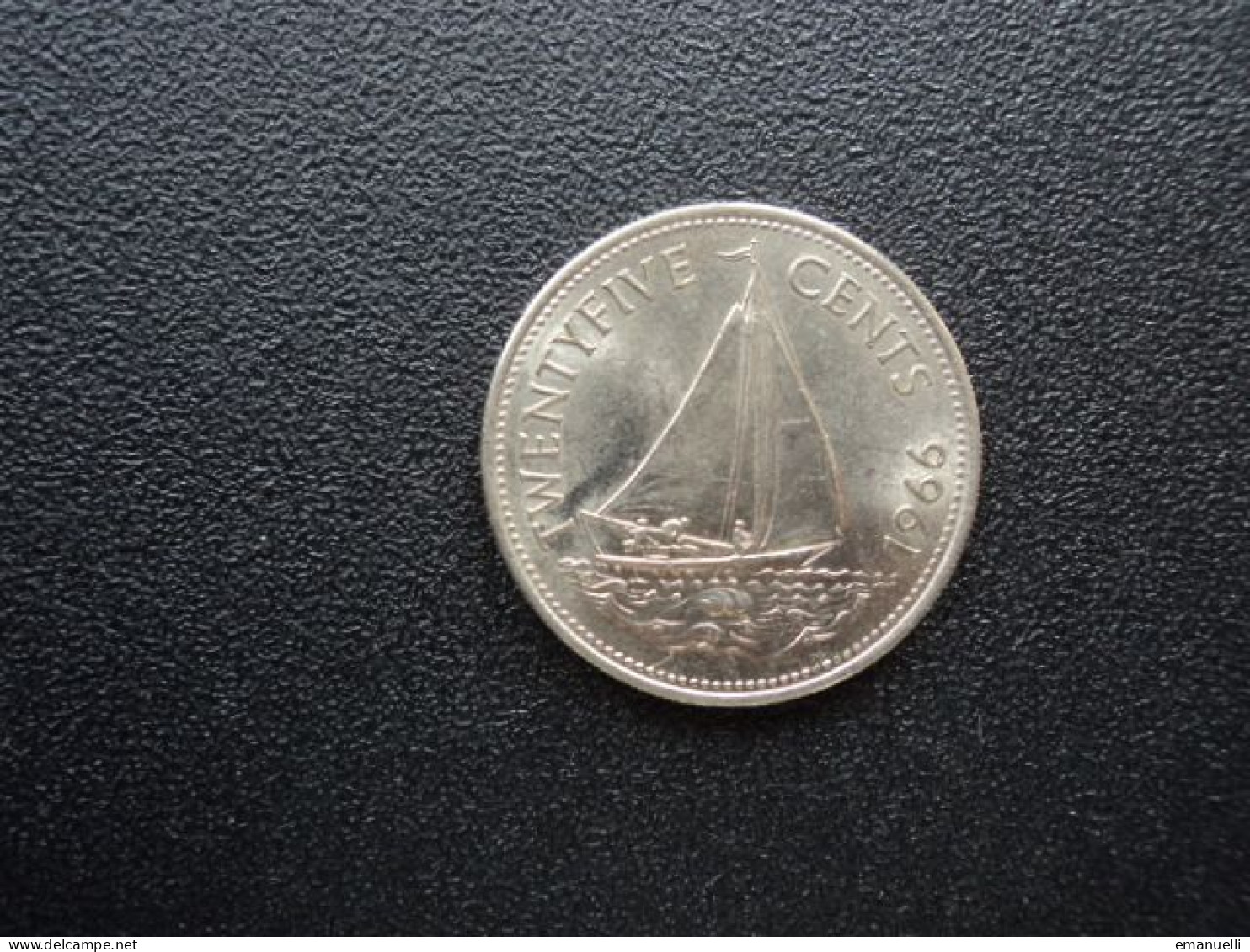 BAHAMAS * : 25 CENTS   1966   KM 6          SUP+ - Bahamas