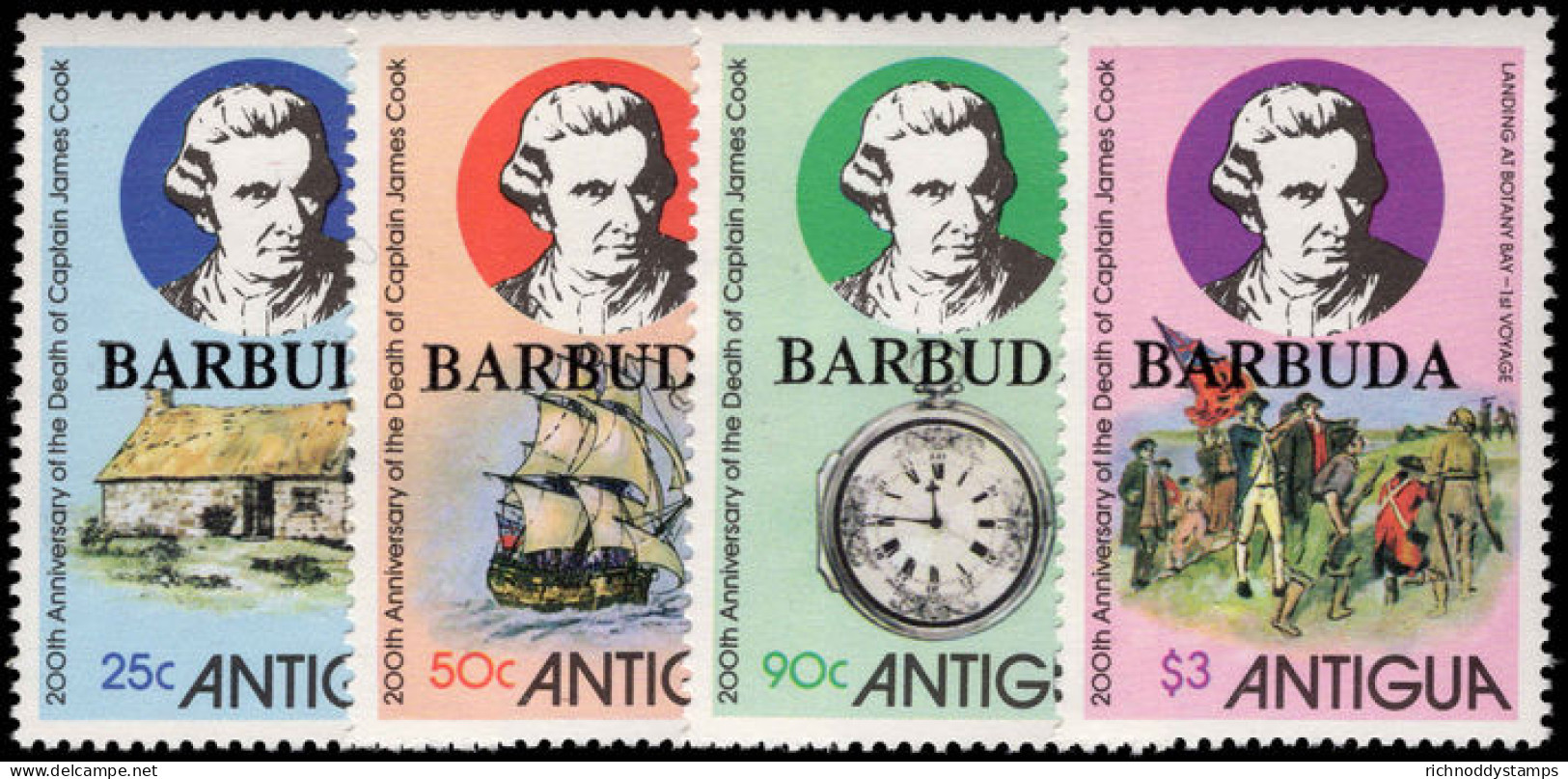 Barbuda 1979 Captain Cook Unmounted Mint. - Barbuda (...-1981)