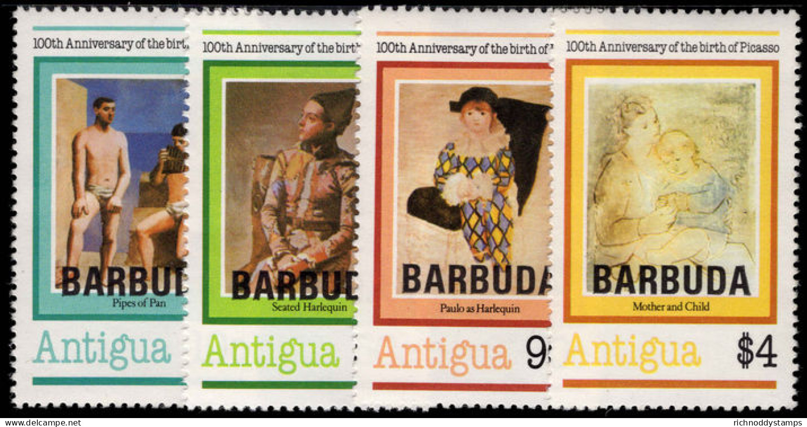 Barbuda 1981 Picasso Unmounted Mint. - Barbuda (...-1981)