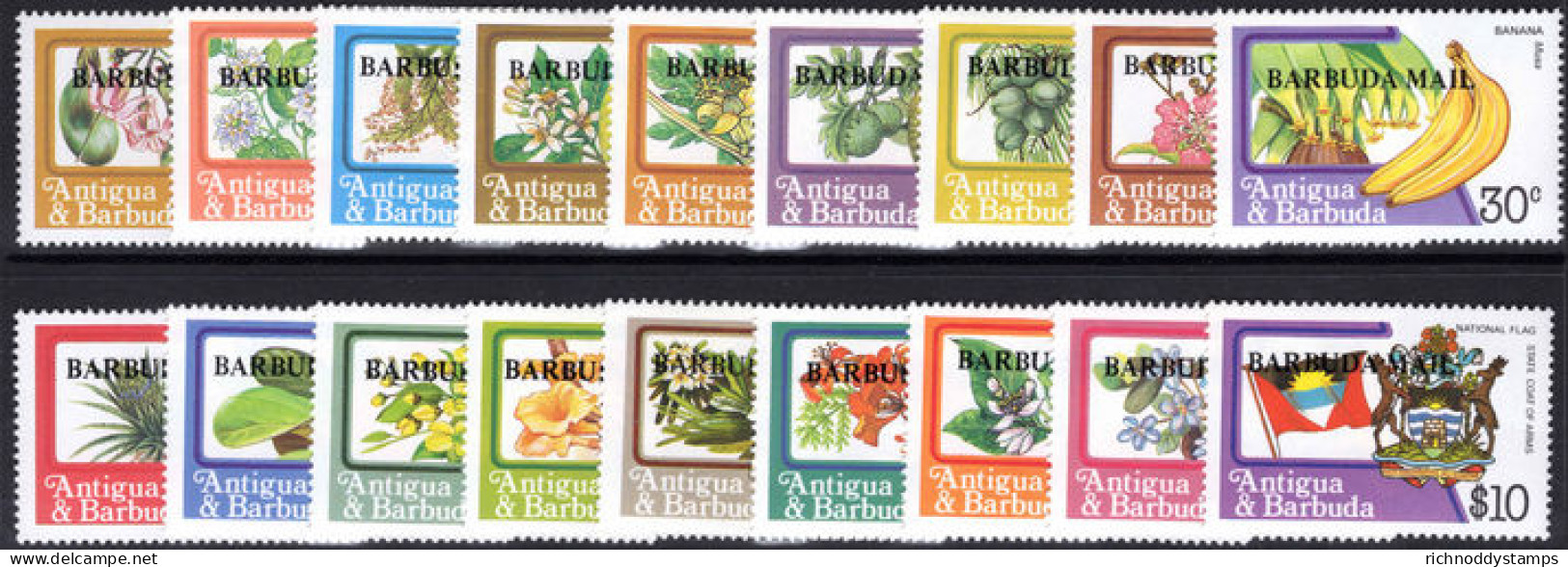 Barbuda 1983 Fruit And Flowers Unmounted Mint. - Barbuda (...-1981)