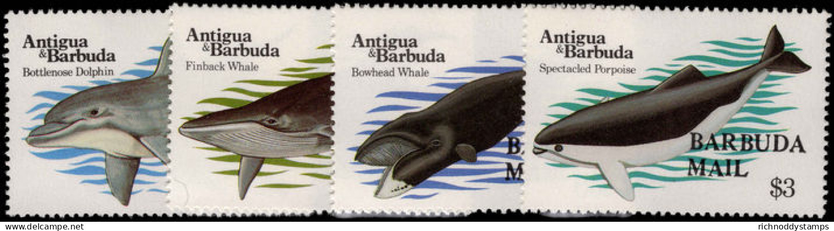Barbuda 1983 Whales Unmounted Mint. - Barbuda (...-1981)