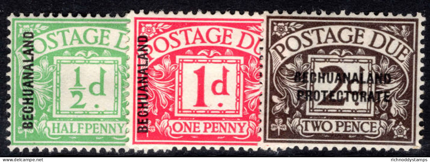 Bechuanaland 1926 Postage Due Set Mounted Mint. - 1885-1964 Protectorat Du Bechuanaland