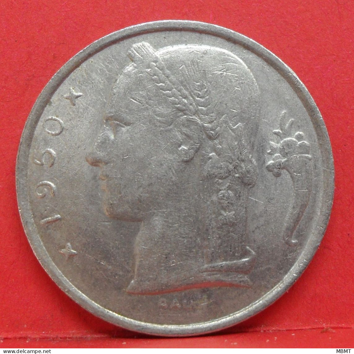 5 Francs 1950 - TTB - Pièce Monnaie Belgique - Article N°1804 - 5 Francs
