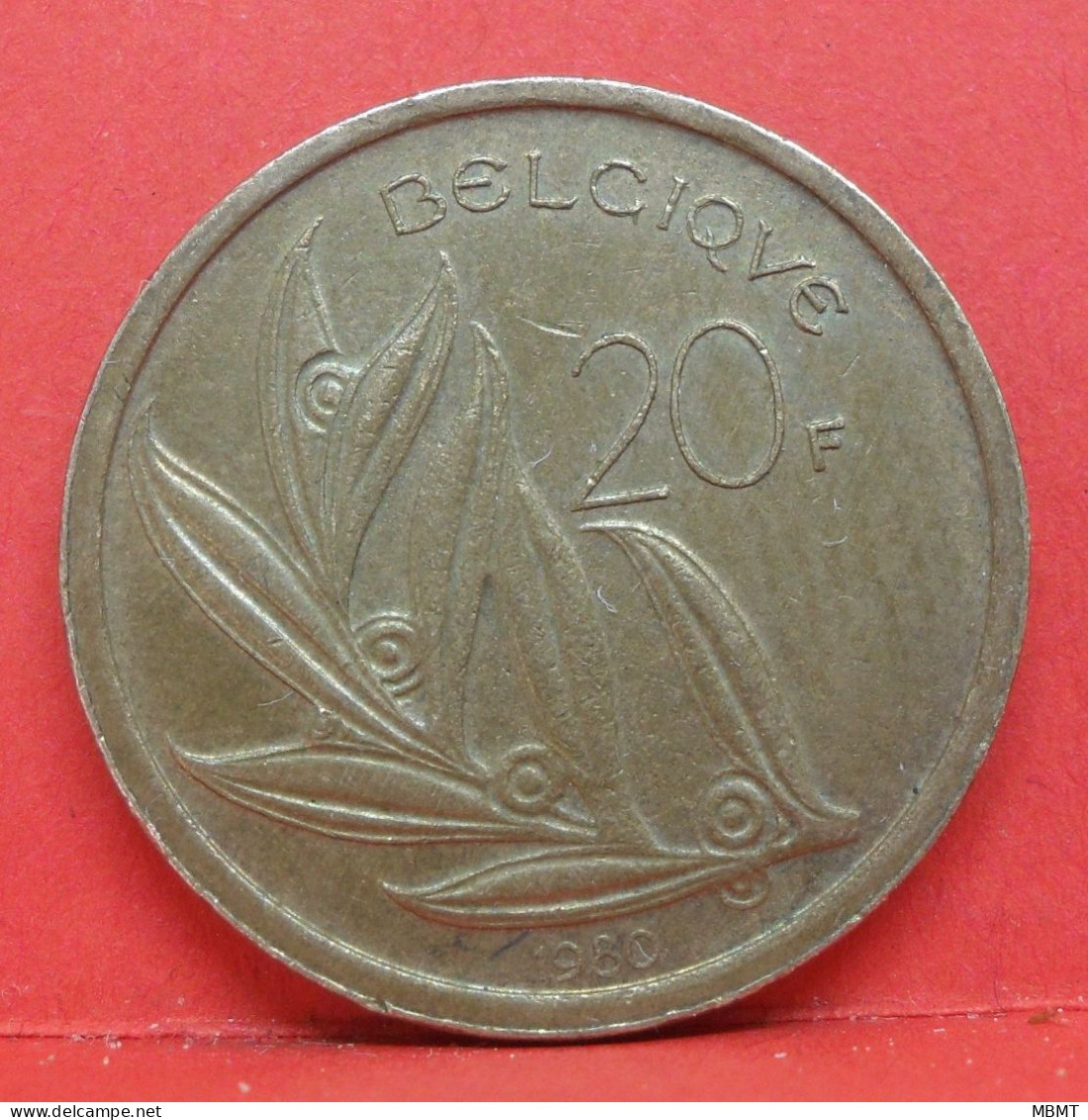 20 Francs 1980 - TTB - Pièce Monnaie Belgique - Article N°1843 - 20 Frank