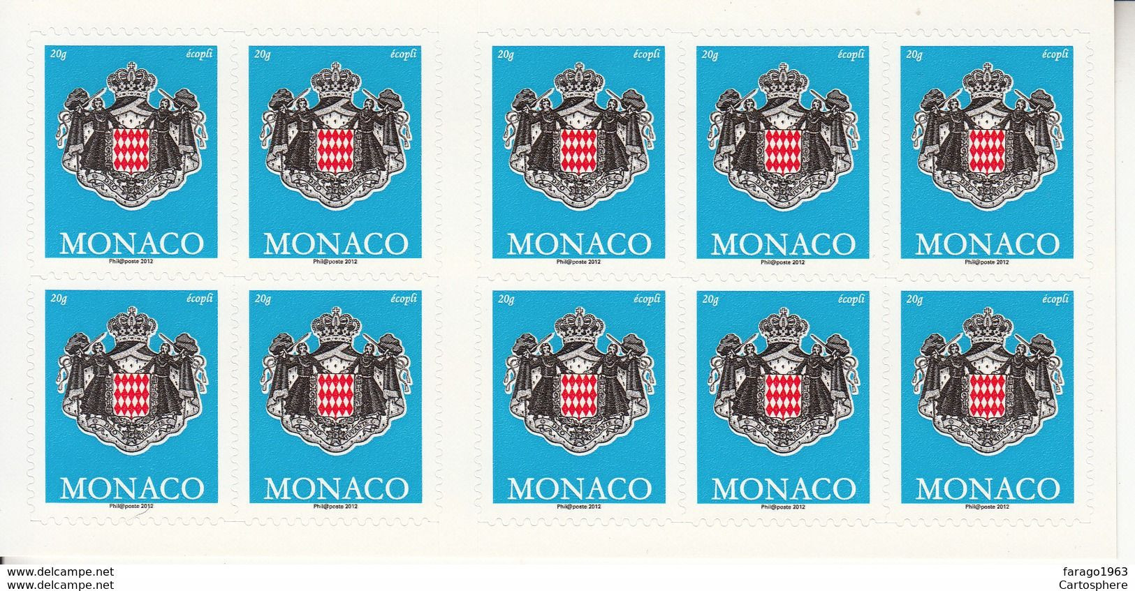 Monaco - Carnet YT N° 17 - Neuf Sans Charnière - 2012 - Cuadernillos