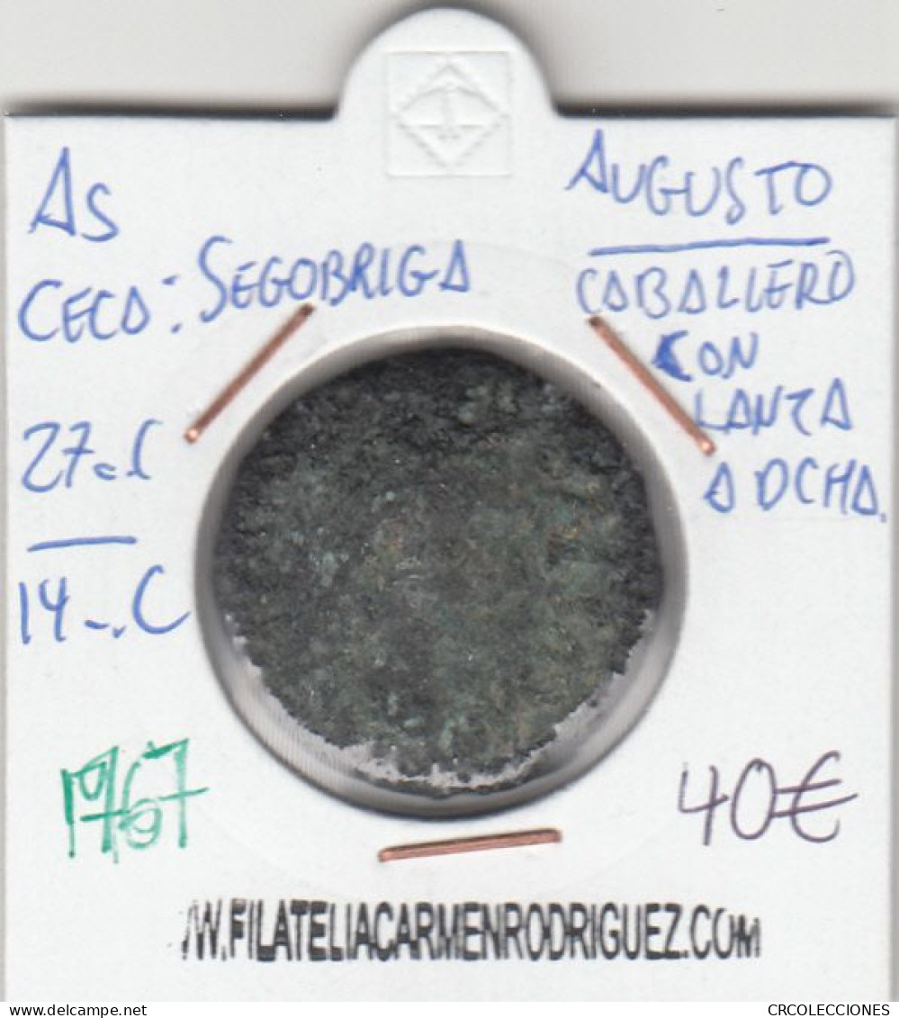 CRE1767 MONEDA ROMANA AS VER DESCRIPCION EN FOTO - Andere & Zonder Classificatie