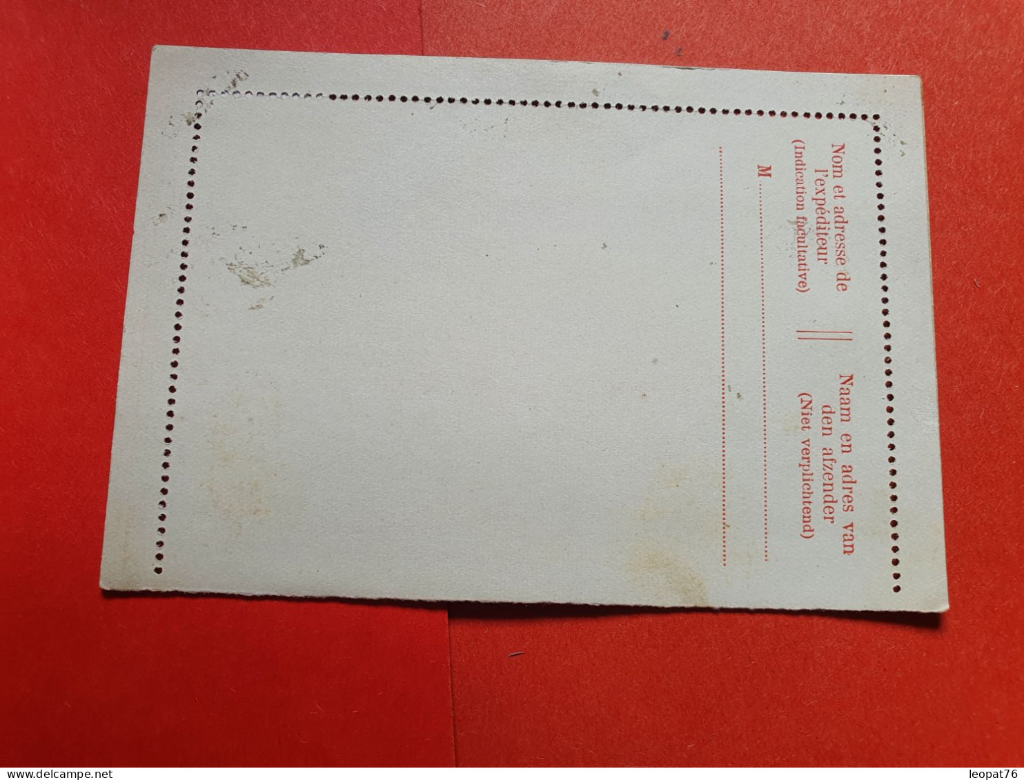 Belgique - Entier Postal Non Circulé - Réf 1637 - Cartes-lettres
