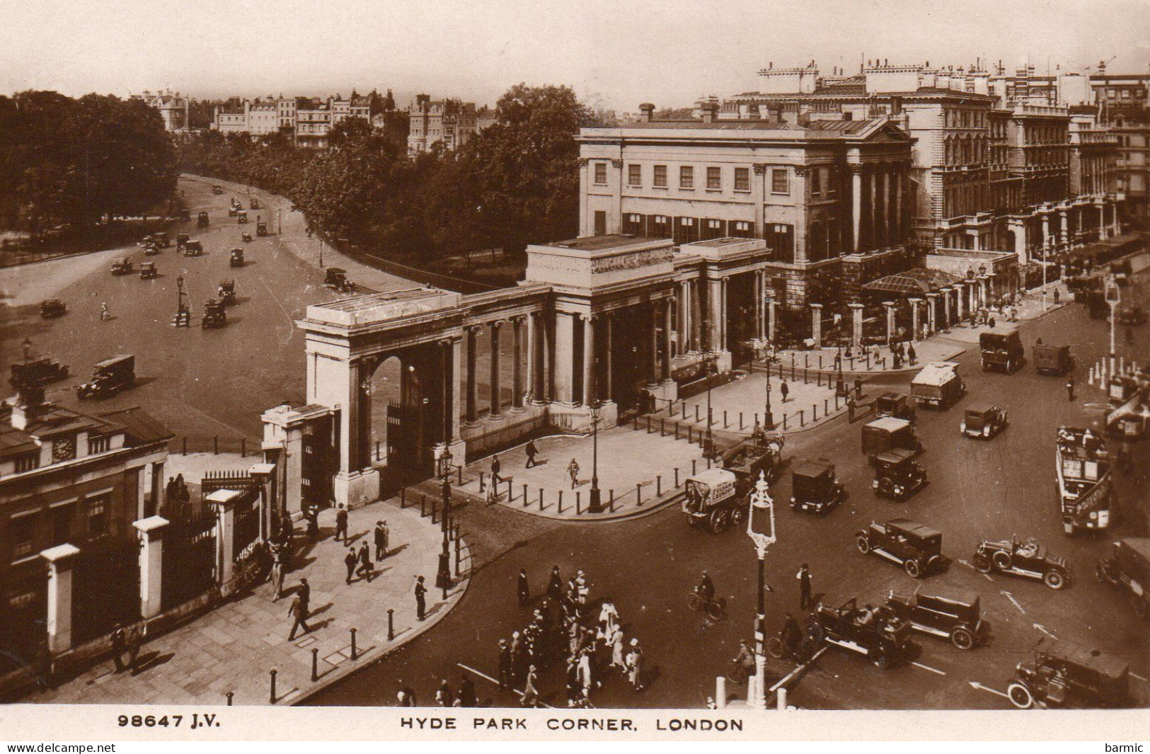 LONDON, HYDE PARK CORNER, AUTOMOBILES, BELLE ANIMATION REF 9559 POU - Hyde Park