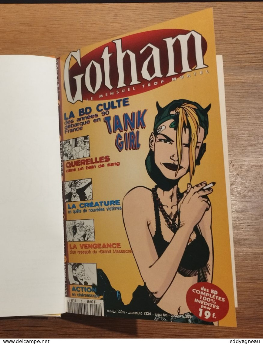 Gotham - Reliure 1 De 1995 - Tank Girl - Hewlett & Martin - Crisse - Gaston