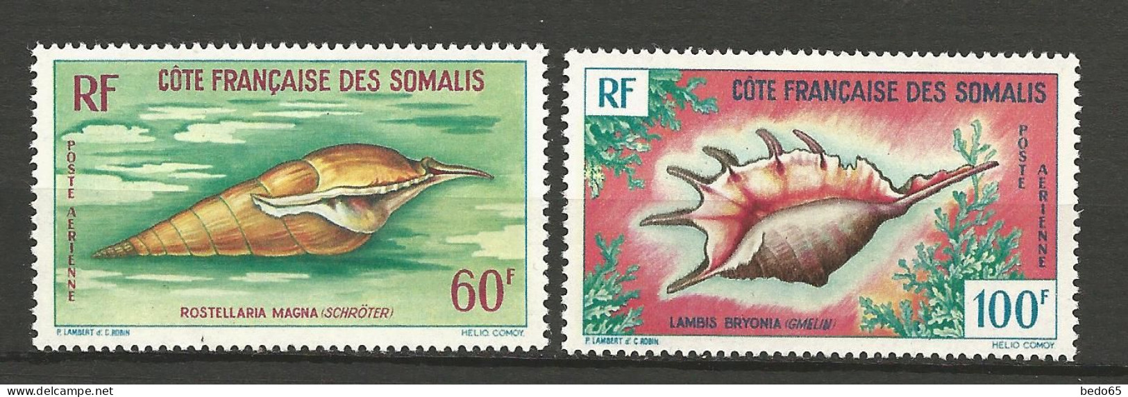 COTE DES SOMALIS PA N° 31 Et 32 NEUF*  CHARNIERE   / Hinge  / MH - Other & Unclassified