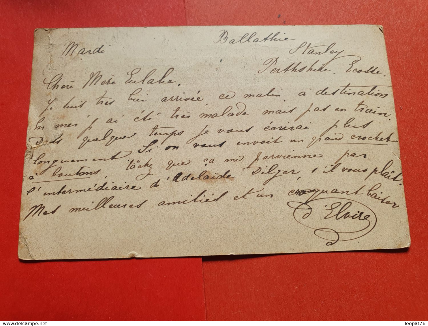 GB - Entier Postal ( Accroc à Droite ) De Stanley Pour La Belgique En 1891 - Réf 1639 - Stamped Stationery, Airletters & Aerogrammes