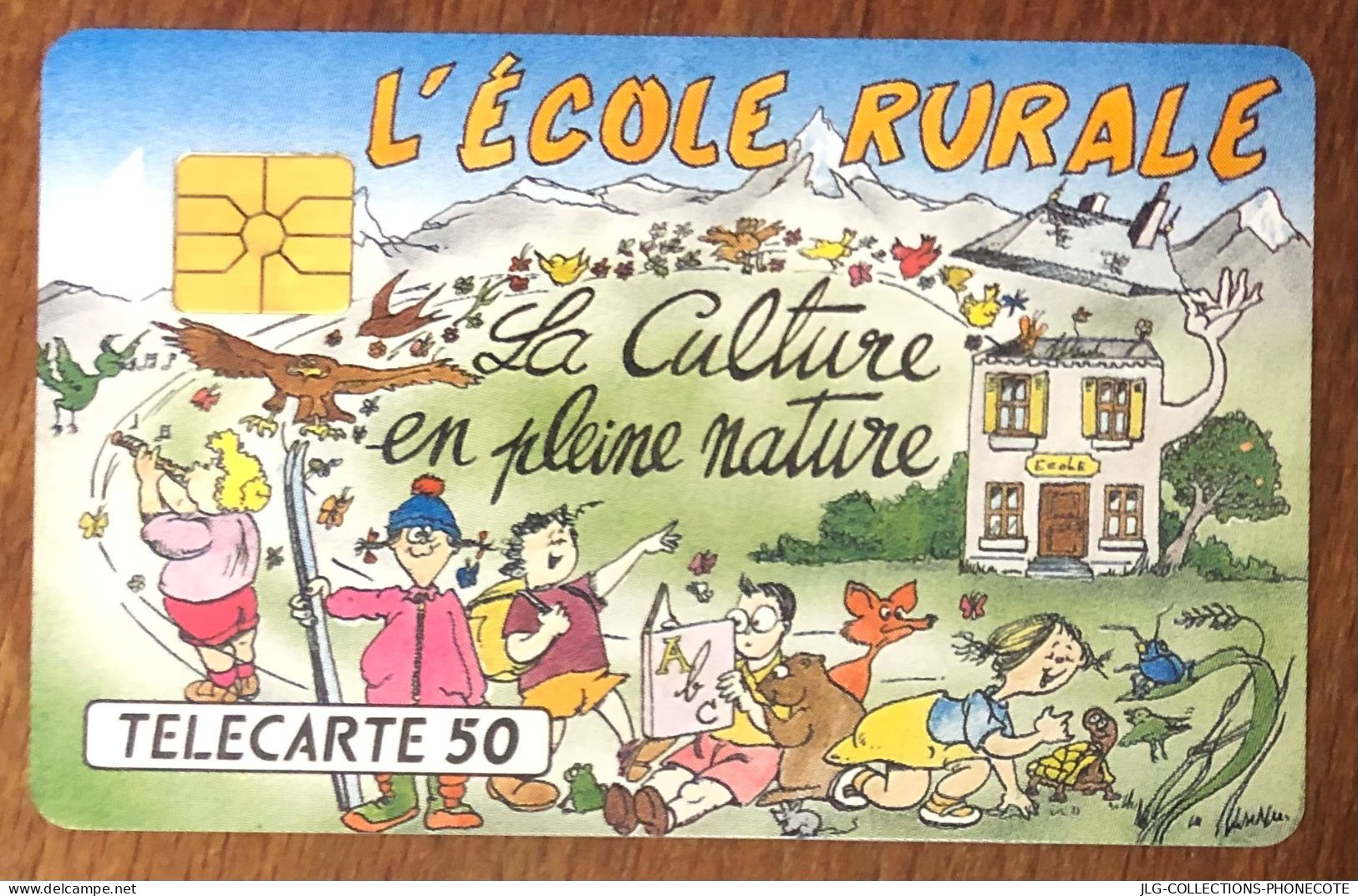 ÉCOLE RURALE RÉF PHONECOTE D445 TIR 1000 EX PRIVÉE TELEFONKARTE SCHEDA TARJETA PHONECARD PREPAID PREPAYÉE CALLING CARD - Phonecards: Private Use