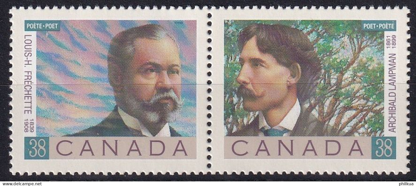 MiNr. 1140 - 1141 Kanada (Dominion) 1989, 7. Juli. Dichter - Postfrisch/**/MNH - Unused Stamps
