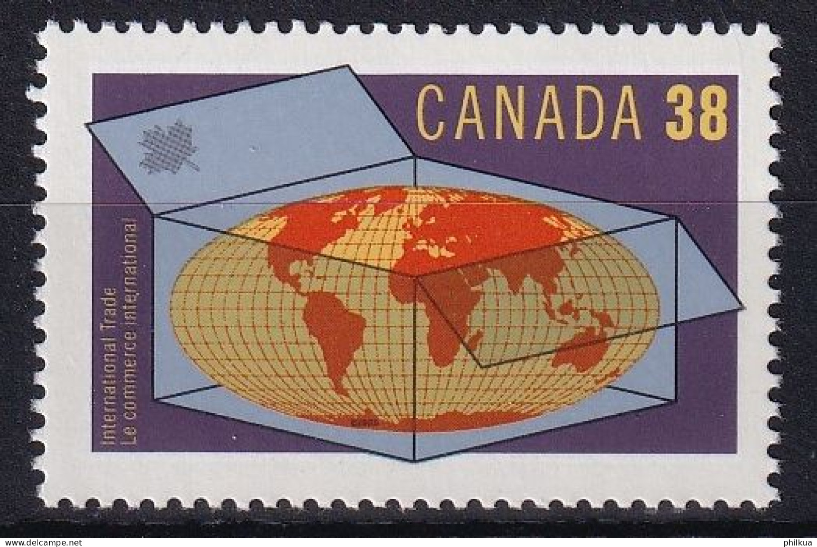 MiNr. 1148 Kanada (Dominion) 1989, 2. Okt. Internationaler Handel - Postfrisch/**/MNH - Neufs