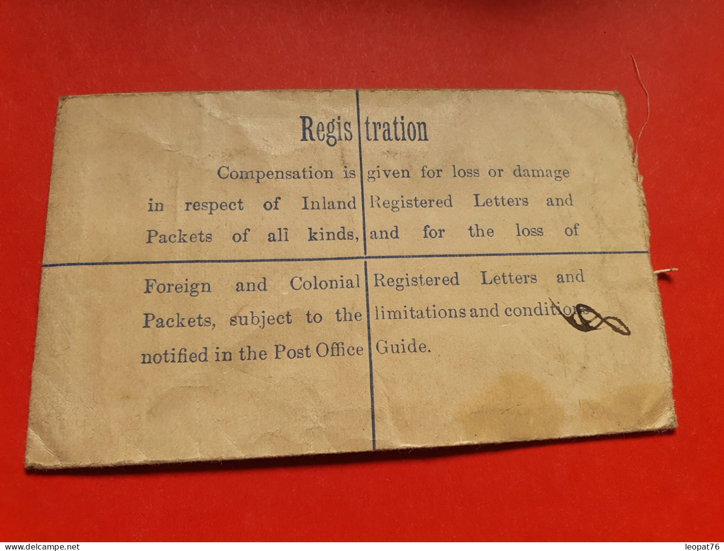 GB - Entier Postal En Recommandé De Londres Pour Paris En 1926, ( Compléments Incomplet ) - Réf 1677 - Stamped Stationery, Airletters & Aerogrammes