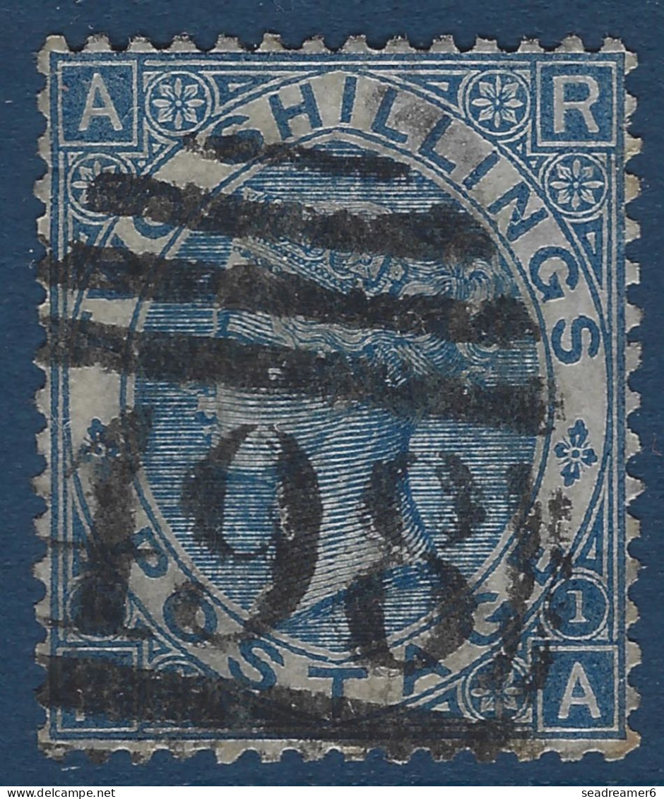 Grande Bretagne N°38 2 Shilling Bleu (PL1_AR/RA) Oblitéré Killer " 498 " De MANCHESTER TTB - Oblitérés