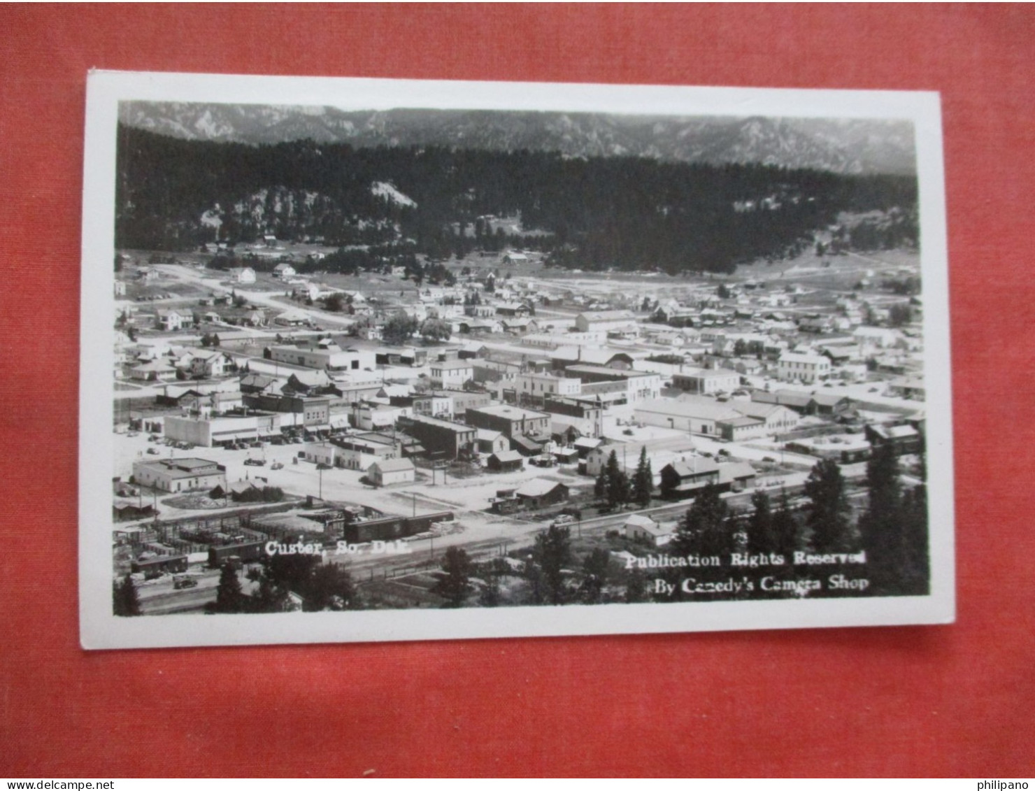 RPPC. Custer.   South Dakota    Ref 6130 - Other & Unclassified