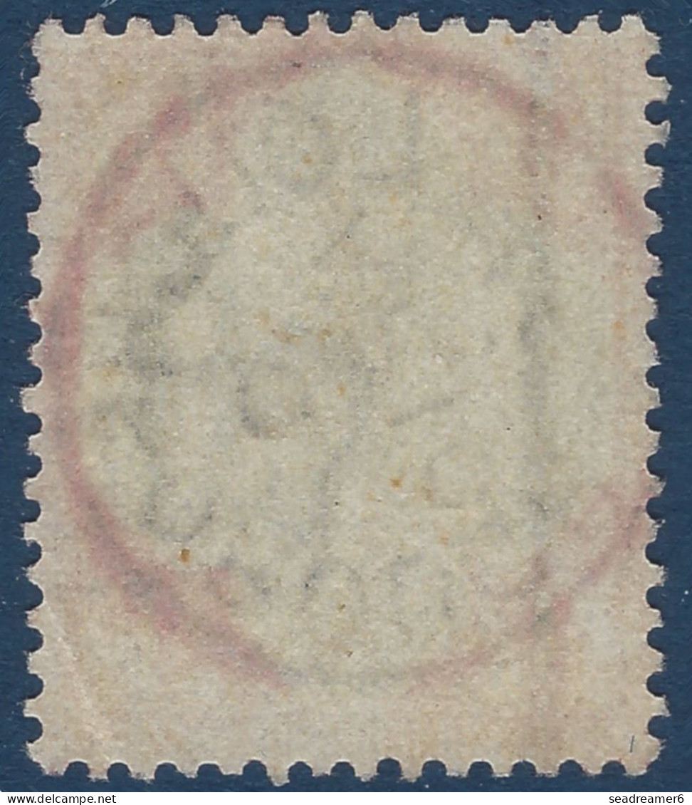 Grande Bretagne N°98 4 1/2 Rouge Carminé & Vert Oblitéré Dateur De LOUGHBOROUGH SUPERBE - Used Stamps