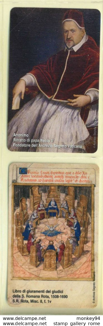 CARTA TELEFONICA VATICANA €- NUMERO 190/193 - NUOVA - URMET- GARANTITE MAGNETIZZATE - VATICAN PHONE CARD - Vatikan