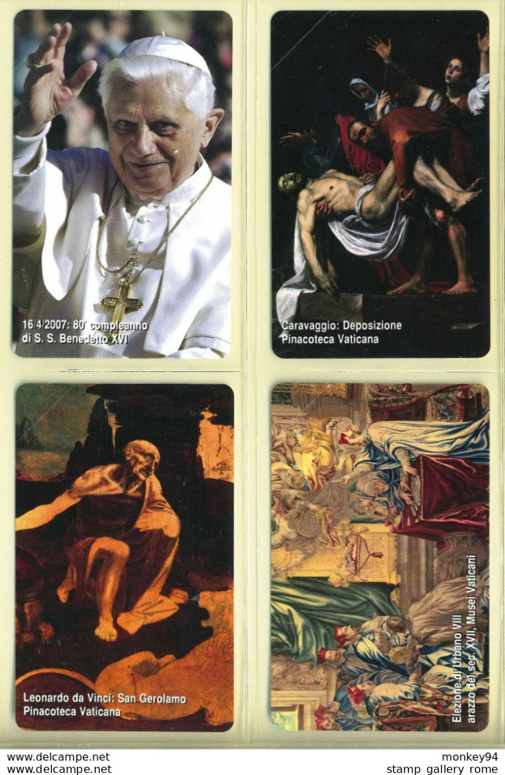 CARTA TELEFONICA VATICANA €- NUMERO 146/149 - NUOVA - URMET- GARANTITE MAGNETIZZATE - VATICAN PHONE CARD - Vatican