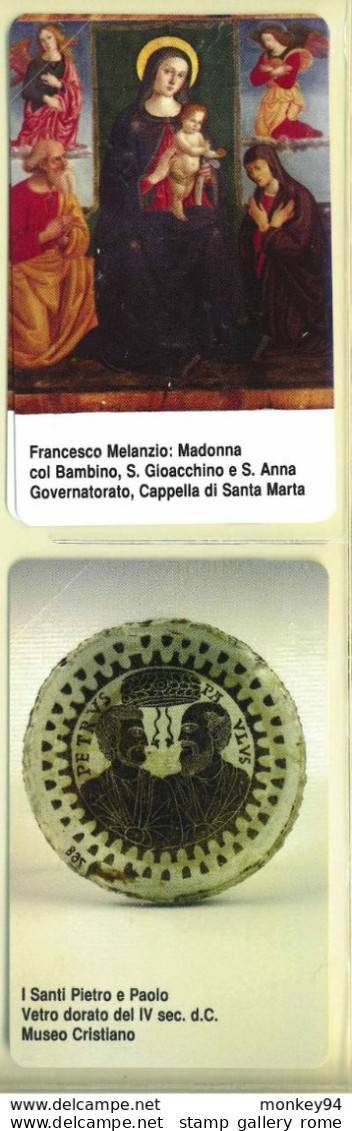 CARTA TELEFONICA VATICANA €- NUMERO 150/153 - NUOVA - URMET- GARANTITE MAGNETIZZATE - VATICAN PHONE CARD - Vaticano