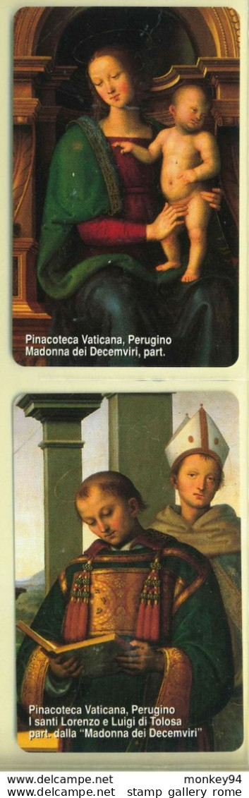 CARTA TELEFONICA VATICANA €- NUMERO 102/105- NUOVA - URMET- GARANTITE MAGNETIZZATE - VATICAN PHONE CARD - Vatican