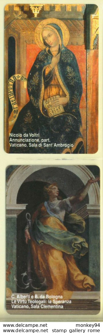 CARTA TELEFONICA VATICANA €- NUMERO 118/121 - NUOVA - URMET- GARANTITE MAGNETIZZATE - VATICAN PHONE CARD - Vaticano