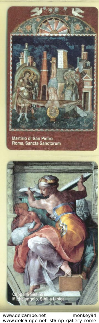 CARTA TELEFONICA VATICANA €- NUMERO 94/97 - NUOVA - URMET- GARANTITE MAGNETIZZATE - VATICAN PHONE CARD - Vatikan