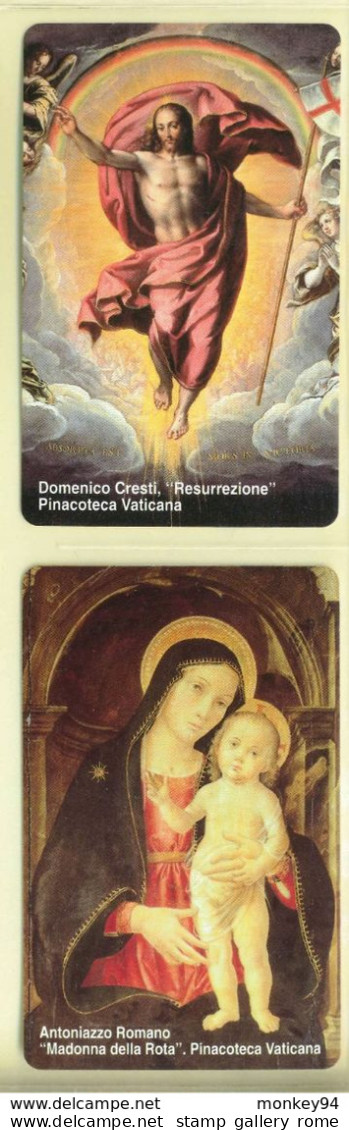 CARTA TELEFONICA VATICANA - NUMERO 78/81 - NUOVA - URMET- GARANTITE MAGNETIZZATE - VATICAN PHONE CARD - Vatican