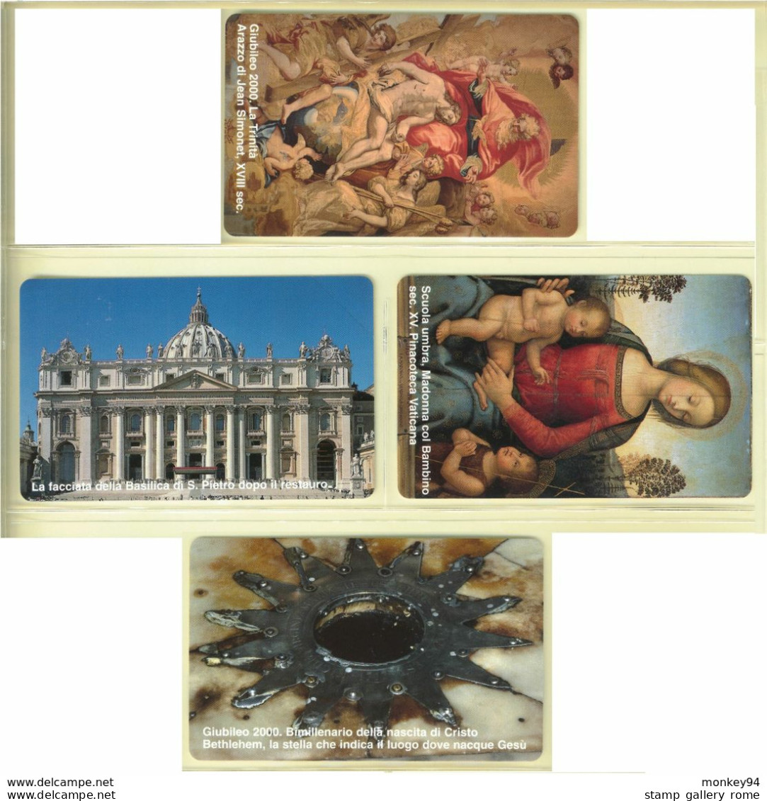 CARTA TELEFONICA VATICANA - NUMERO 65/68 - NUOVA - URMET- GARANTITE MAGNETIZZATE - VATICAN PHONE CARD - Vaticano