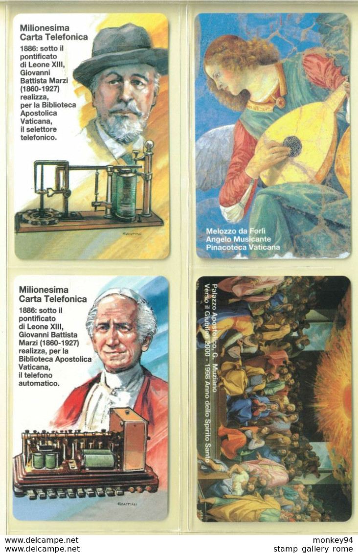 CARTA TELEFONICA VATICANA - NUMERO 44/47 - NUOVA - URMET- GARANTITE MAGNETIZZATE - VATICAN PHONE CARD - Vaticaanstad