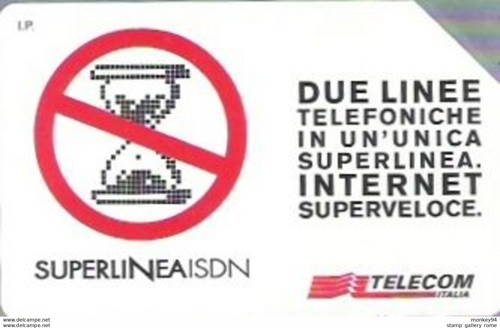 TELECOM - SUPERLINEA ISDN -  USATA LIRE 10000  - GOLDEN 826 - Öff. Sonderausgaben