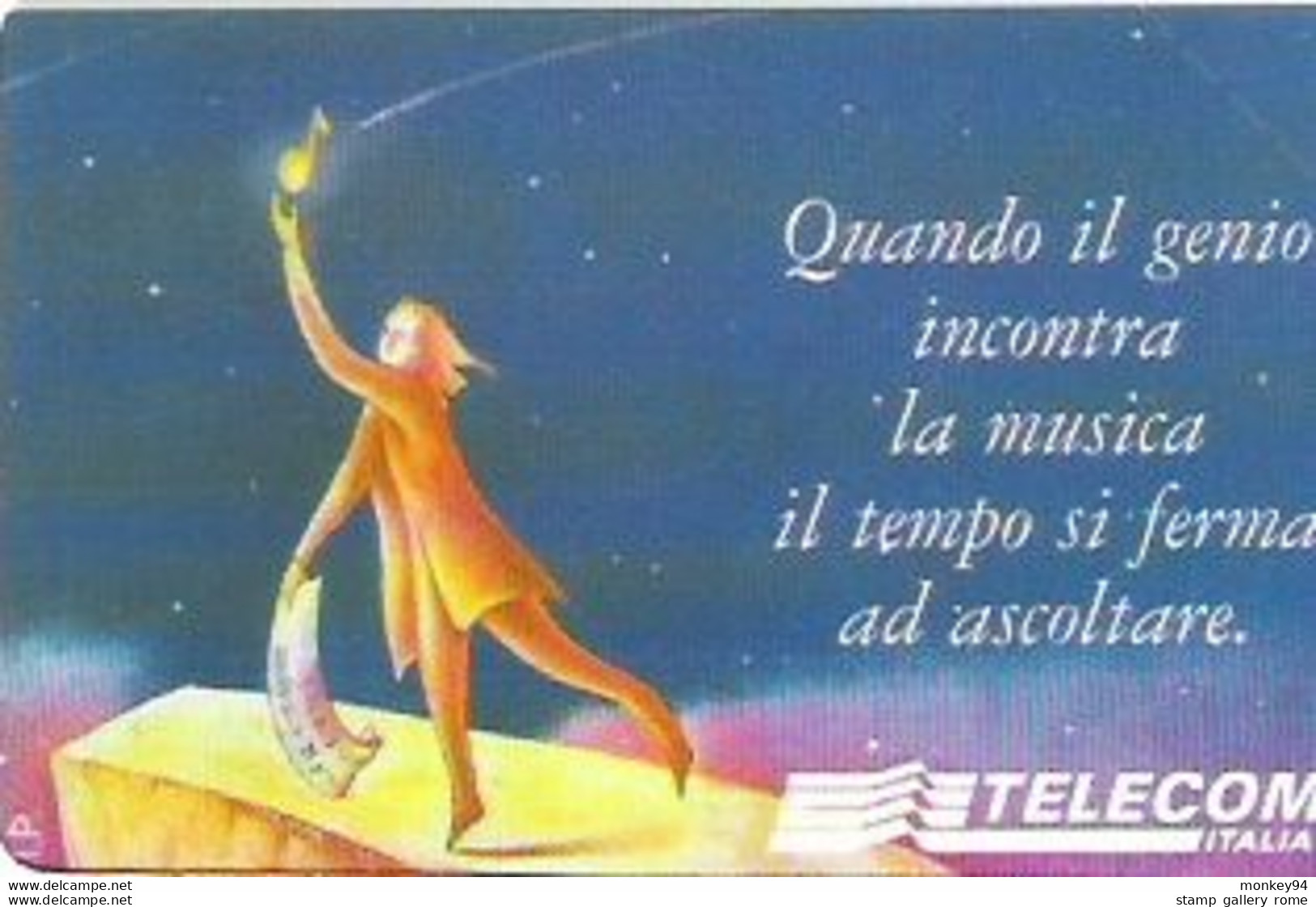 TELECOM - GAETANO DONIZETTI 1797 - 1848 BERGAMO - USATA LIRE 10000  - GOLDEN 713 - Öff. Sonderausgaben