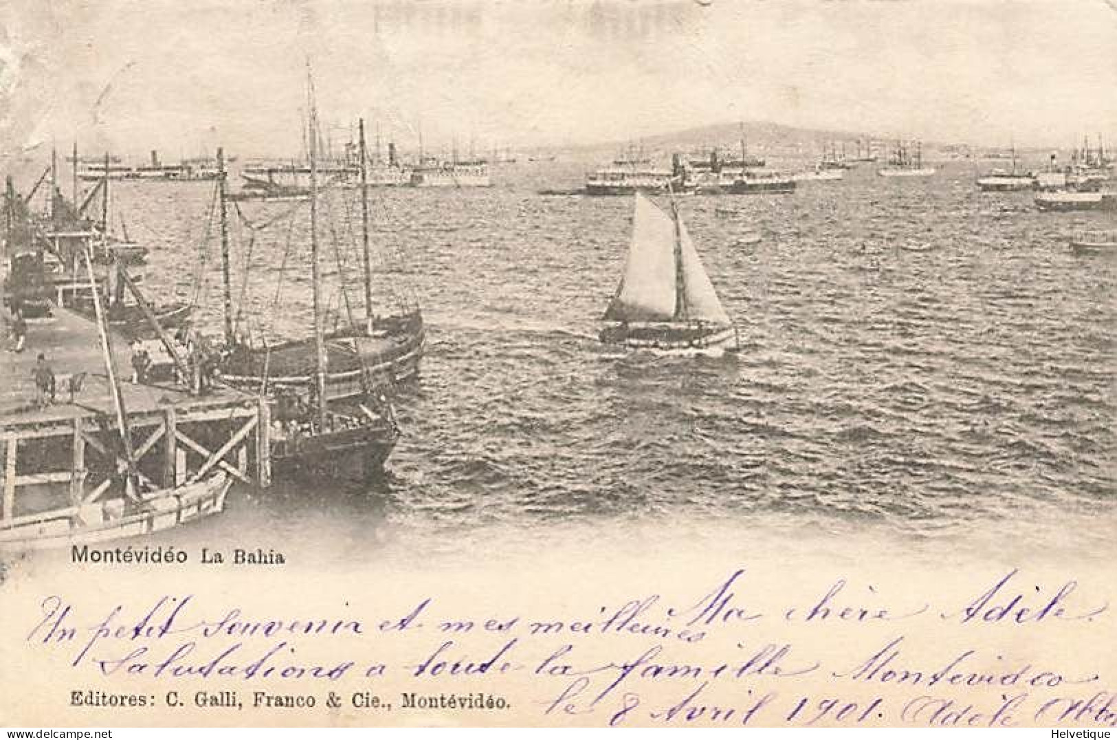 Montevidéo La Bahia 1901 - Uruguay