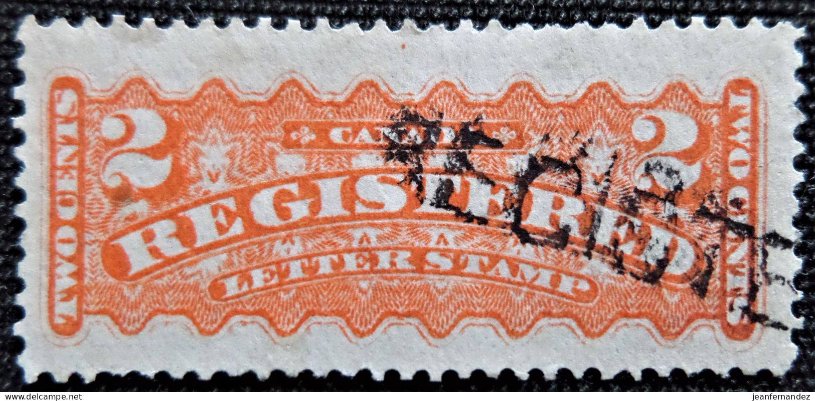 Canada 1875 Timbre Pour Lettre Chargée Y&T N° 1 - Variétés Et Curiosités