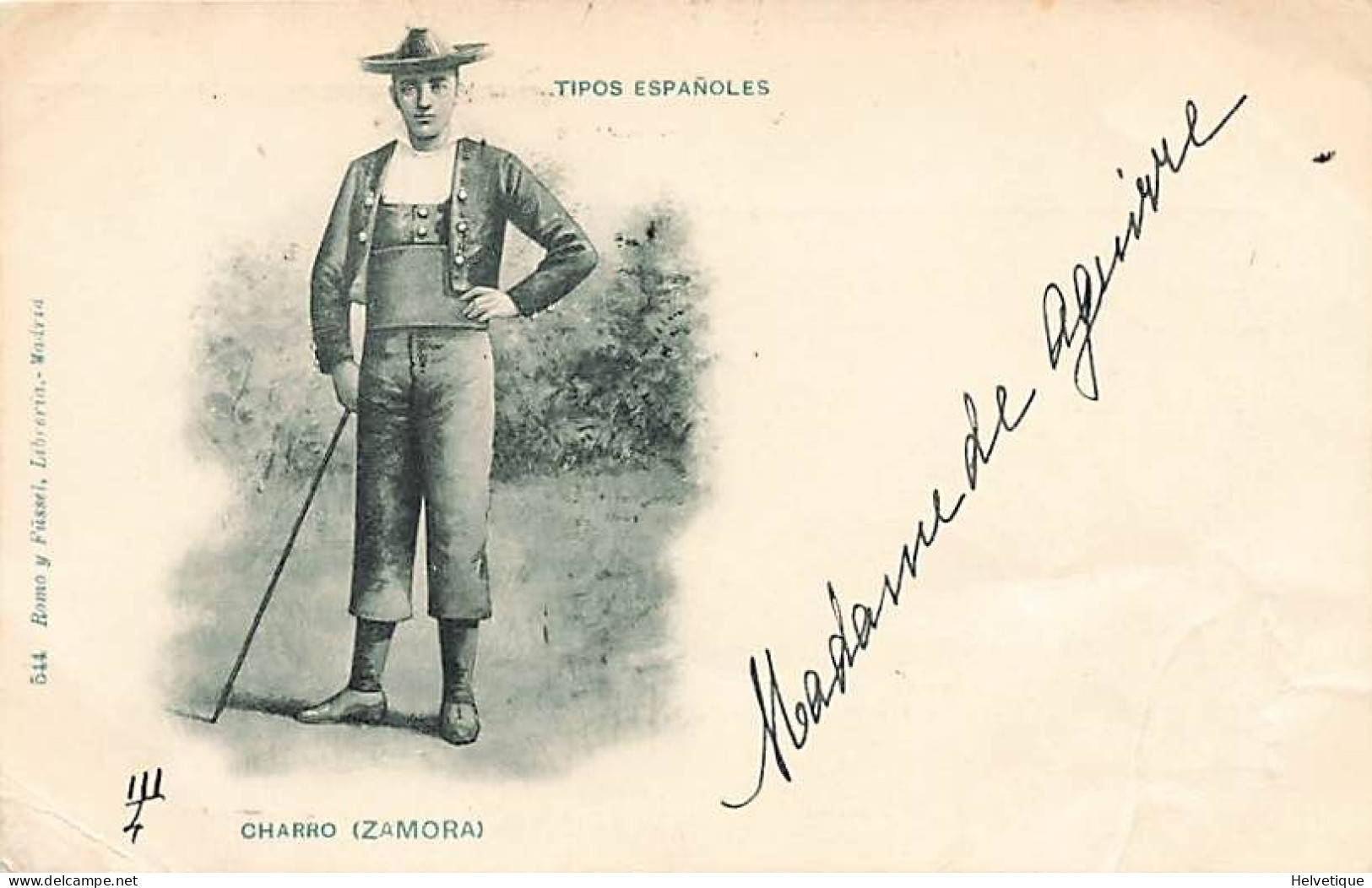 Tipos Espagnoles Charro Zamora   1901 - Zamora
