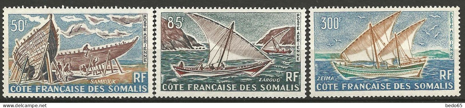 COTE DES SOMALIS PA N° 38 à 40 NEUF** LUXE SANS CHARNIERE / Hingeless  / MNH - Otros & Sin Clasificación