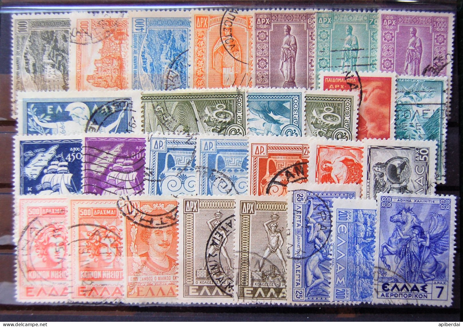 Grece Greece  - Small Batch Of 28 Stamps Used - Lotes & Colecciones