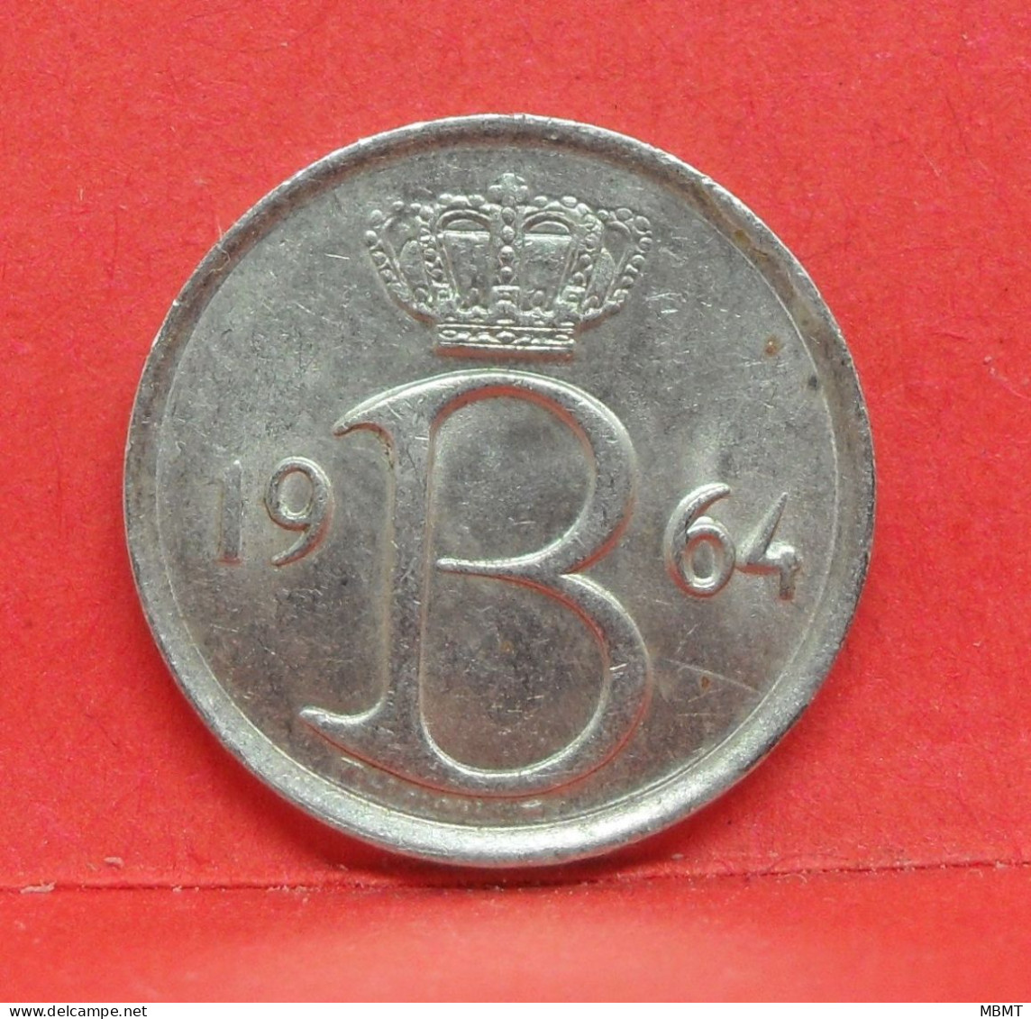 25 Centimes 1964 - TTB - Pièce Monnaie Belgie - Article N°1862 - 25 Cents