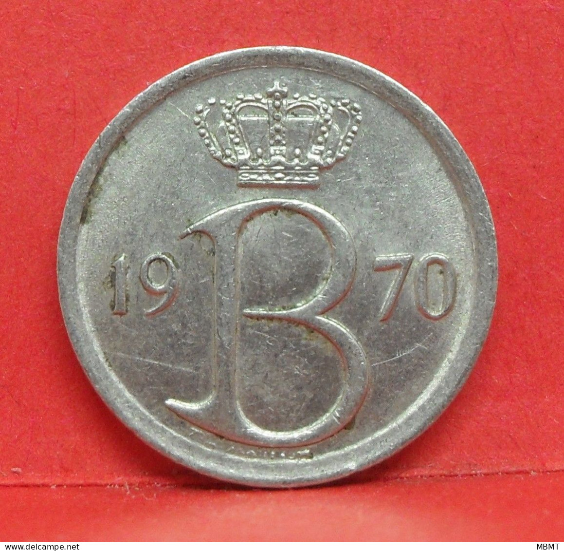 25 Centimes 1970 - TTB - Pièce Monnaie Belgie - Article N°1867 - 25 Cents