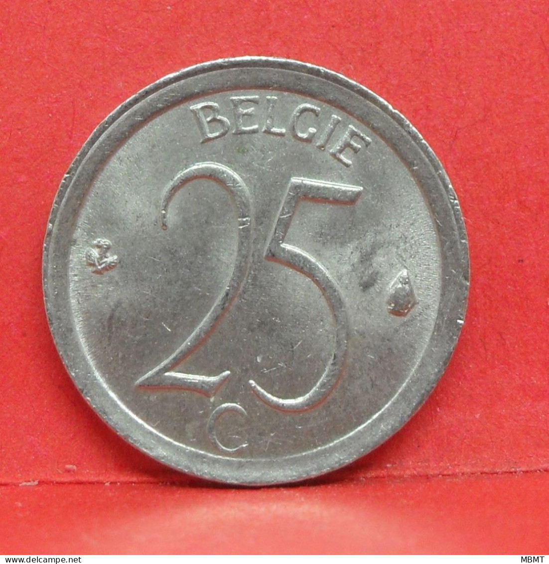 25 Centimes 1975 - TTB - Pièce Monnaie Belgie - Article N°1872 - 25 Centimes